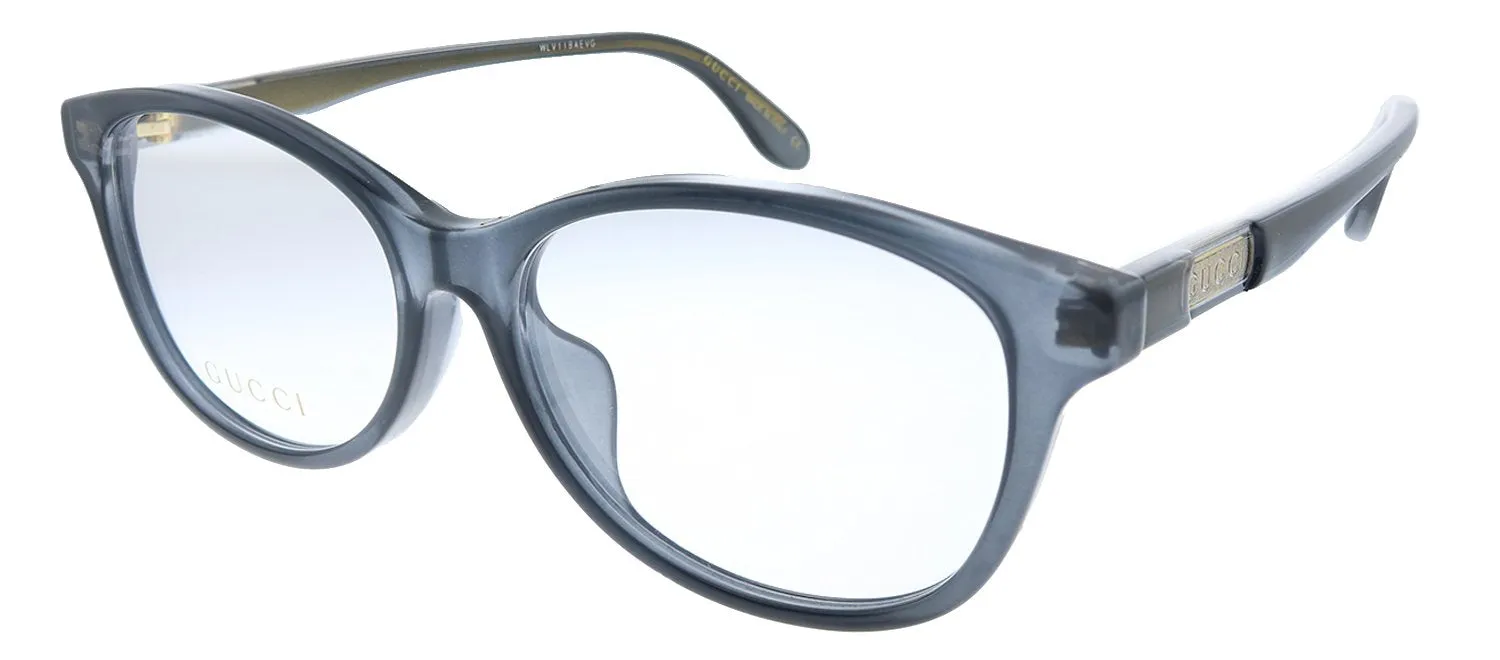 Gucci GG 0795OK 001 Rectangle Acetate Grey Eyeglasses with Demo Lens sold by Gaffos product image thumbnail 2
