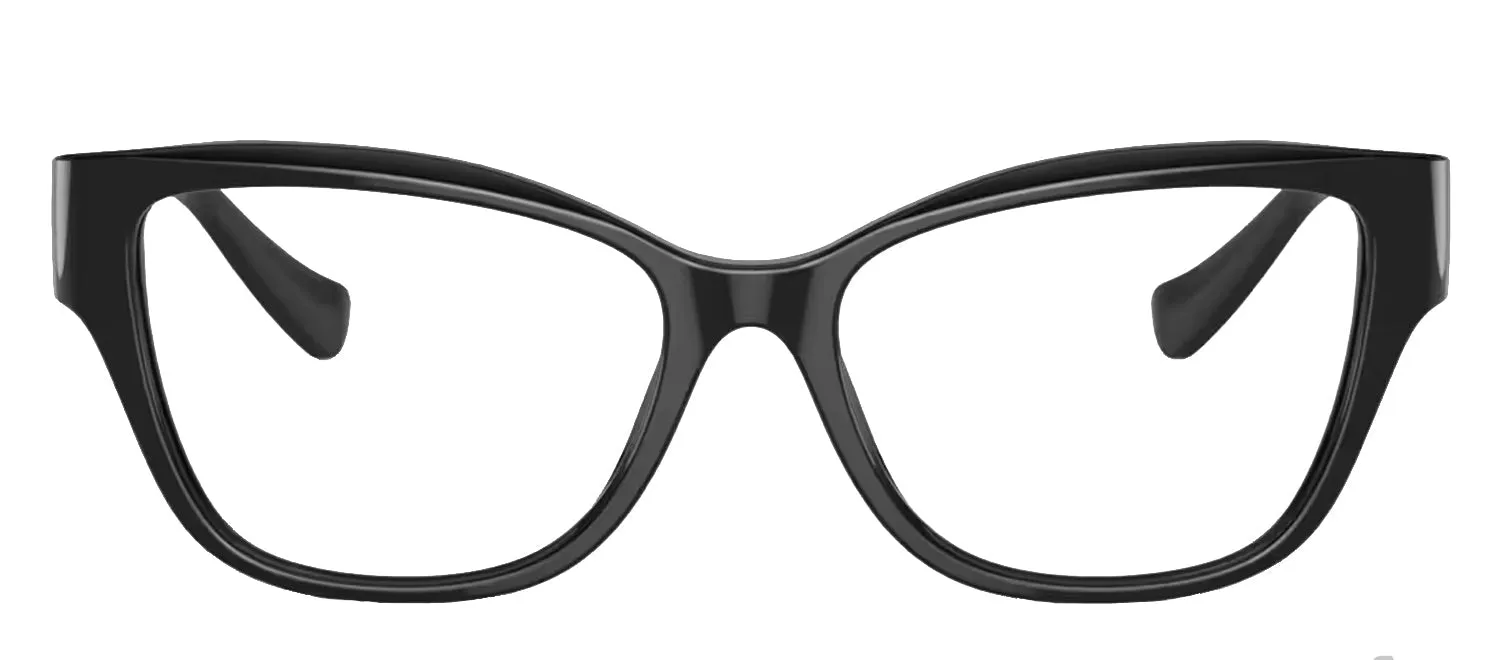 Versace ICONIC VE 3347 GB1 Cat-Eye Plastic Black Eyeglasses with Logo Stamped Demo Lenses sold by Gaffos