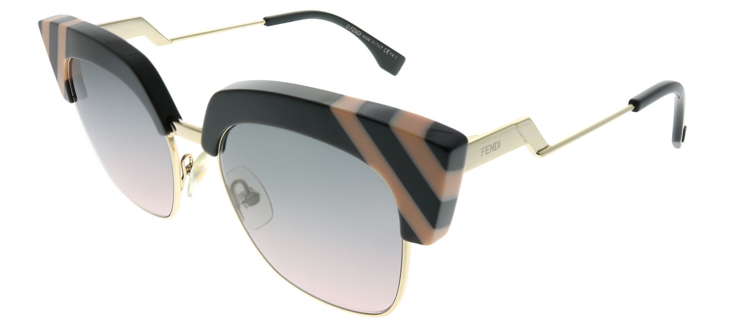 Fendi FF 0241 KB7 JP Square Plastic Grey Sunglasses with Grey Gradient Lens sold by Gaffos product image thumbnail 2