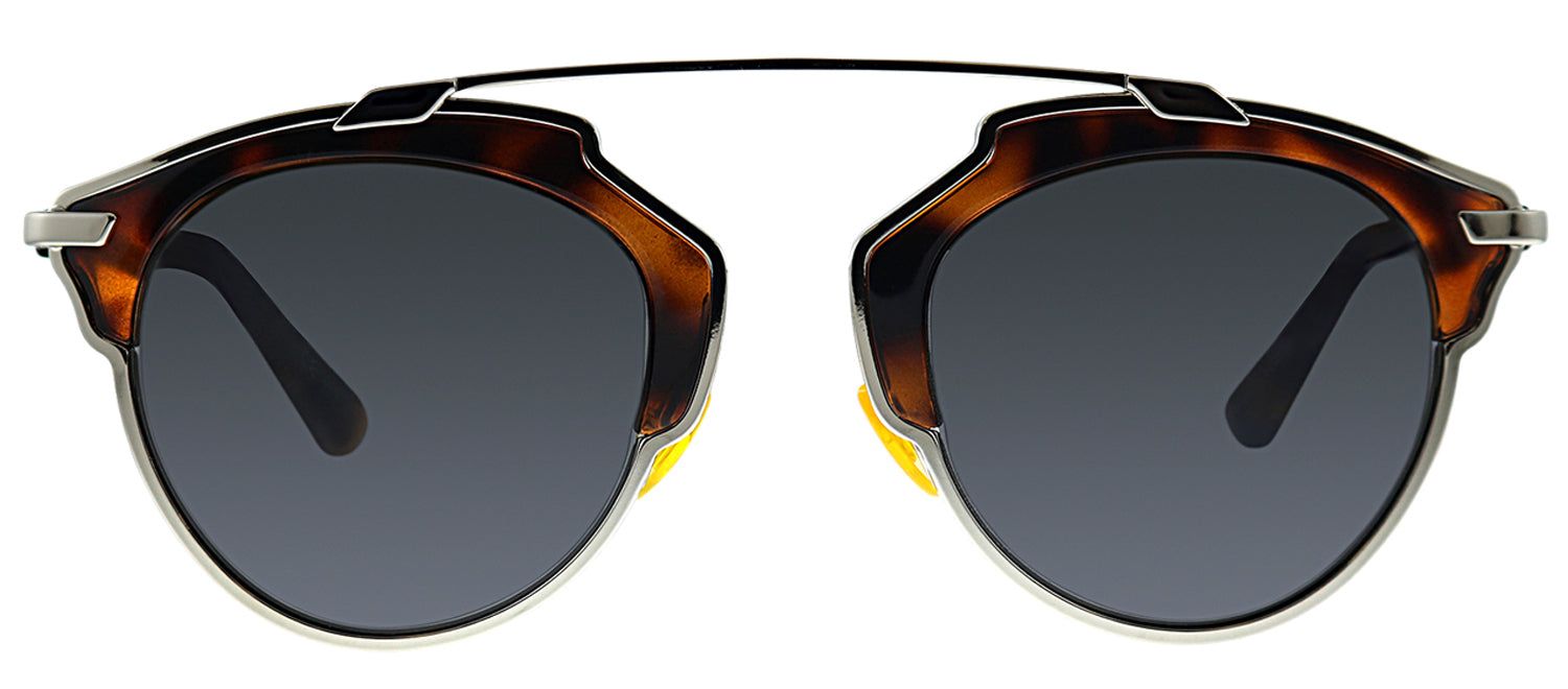 Dior CD SoReal AOO Fashion Metal Tortoise Sunglasses with Grey Lens sold by Gaffos