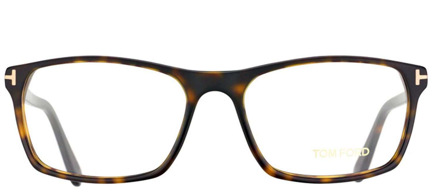 Tom Ford FT 5295 052 Rectangle Plastic Tortoise/ Havana Eyeglasses with Demo Lens sold by Gaffos
