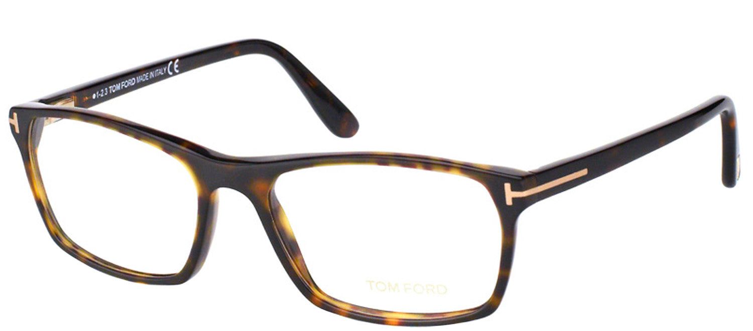 Tom Ford FT 5295 052 Rectangle Plastic Tortoise/ Havana Eyeglasses with Demo Lens sold by Gaffos product image thumbnail 2