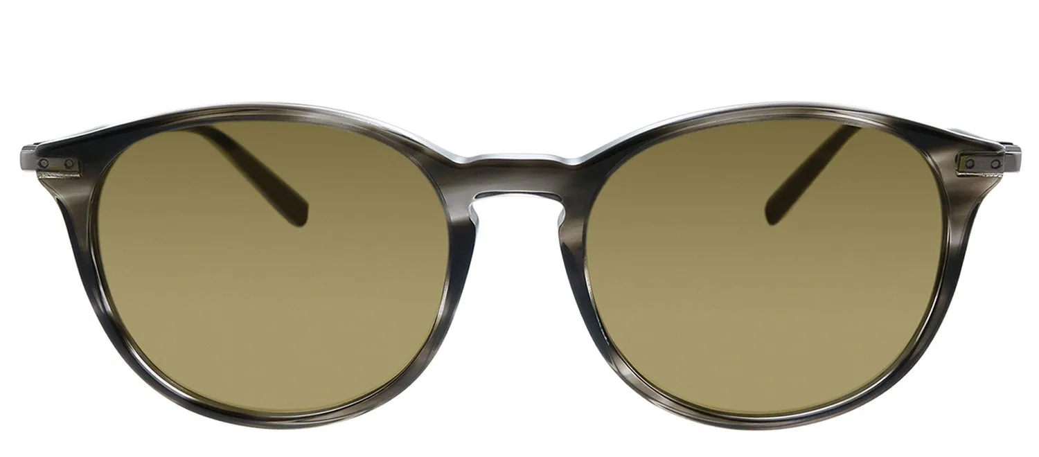 Salvatore Ferragamo SF 911S 003 Round Plastic Grey Sunglasses with Green Lens sold by Gaffos