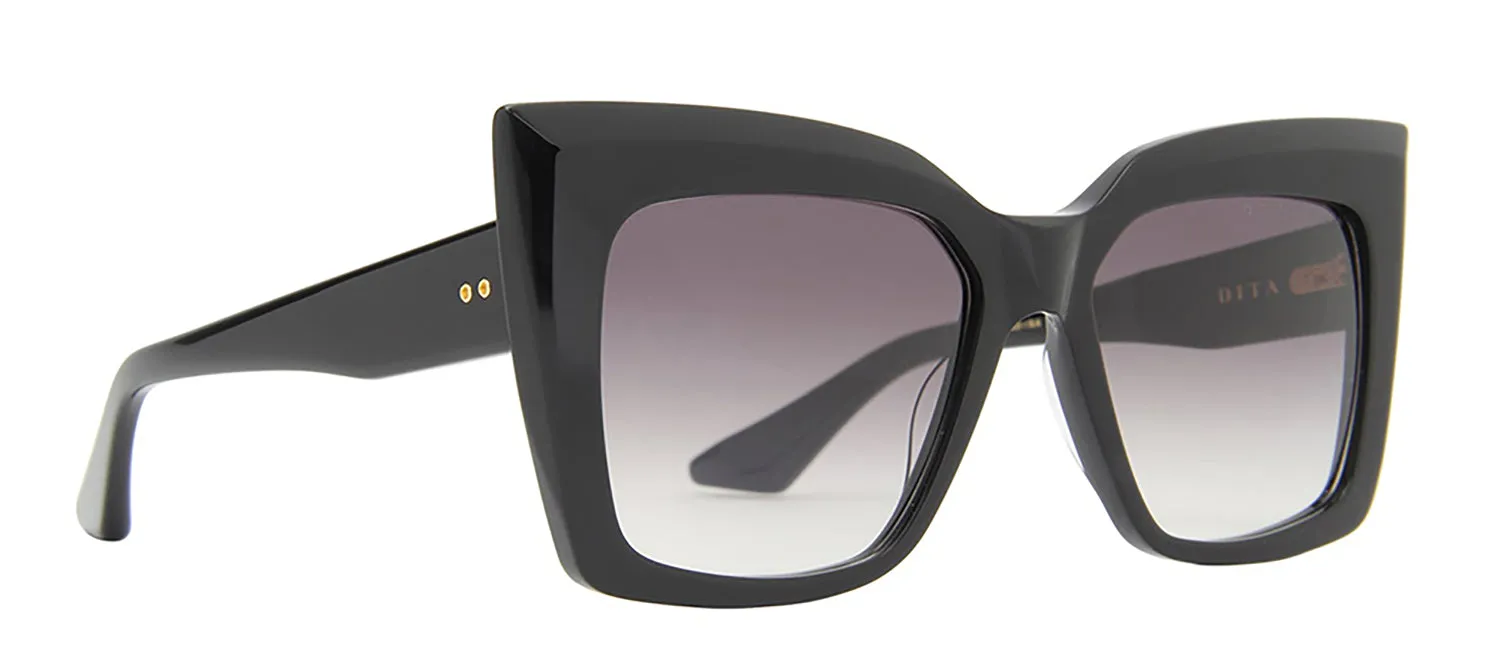 Dita TELEMAKER DT DTS704 A-01-Z Oversized Plastic Black Sunglasses with Grey Gradient Lens sold by Gaffos product image thumbnail 2