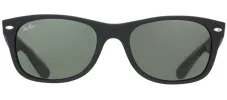 Ray-Ban New Wayfarer RB 2132 622 Wayfarer Plastic Black Sunglasses with Green Lens sold by Gaffos