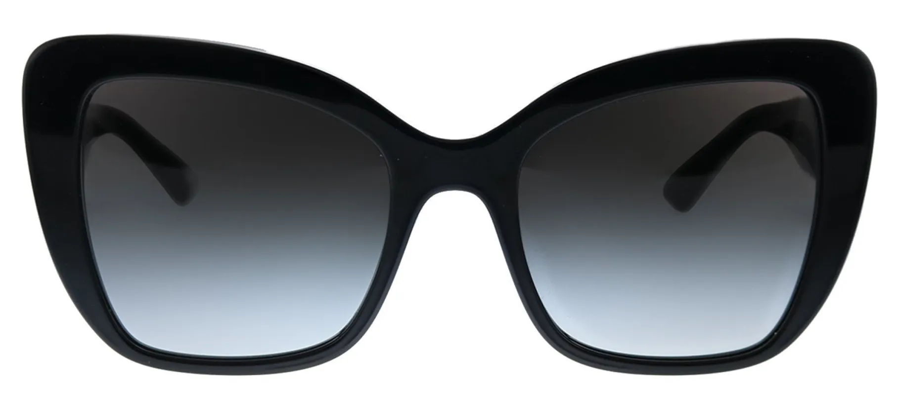 Dolce & Gabbana DG 4348 501/8G Butterfly Plastic Black Sunglasses with Grey Gradient Lens sold by Gaffos