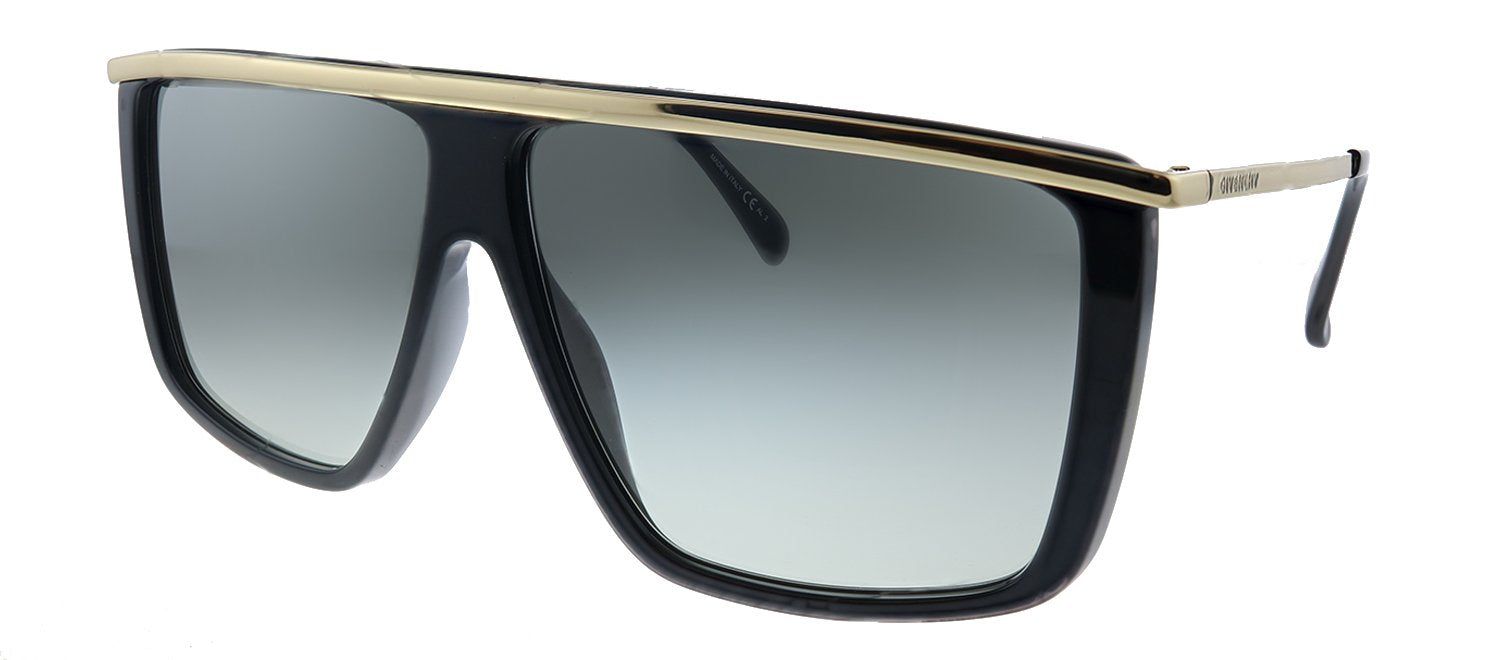 Givenchy GV 7146/G/S 2M2 9O Rectangle Plastic Black Gold Sunglasses with Grey Gradient Lens sold by Gaffos product image thumbnail 2