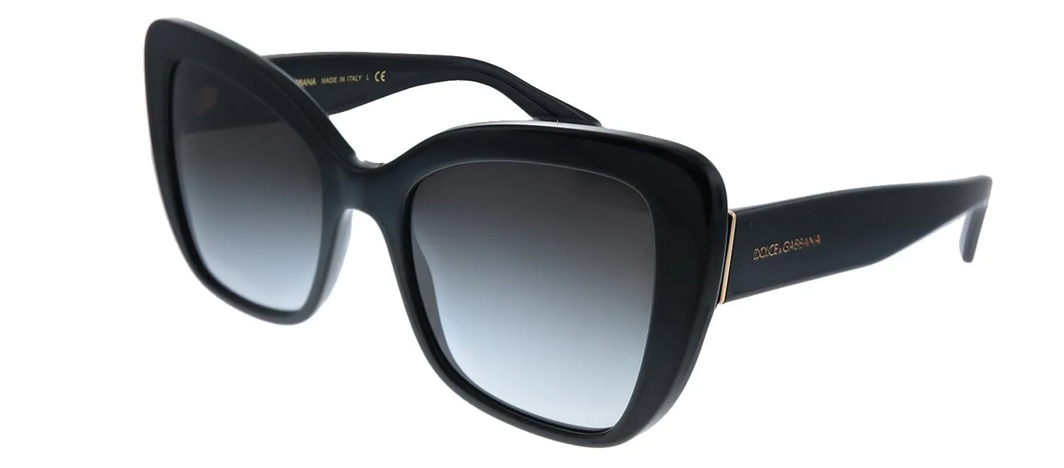 Dolce & Gabbana DG 4348 501/8G Butterfly Plastic Black Sunglasses with Grey Gradient Lens sold by Gaffos product image thumbnail 2