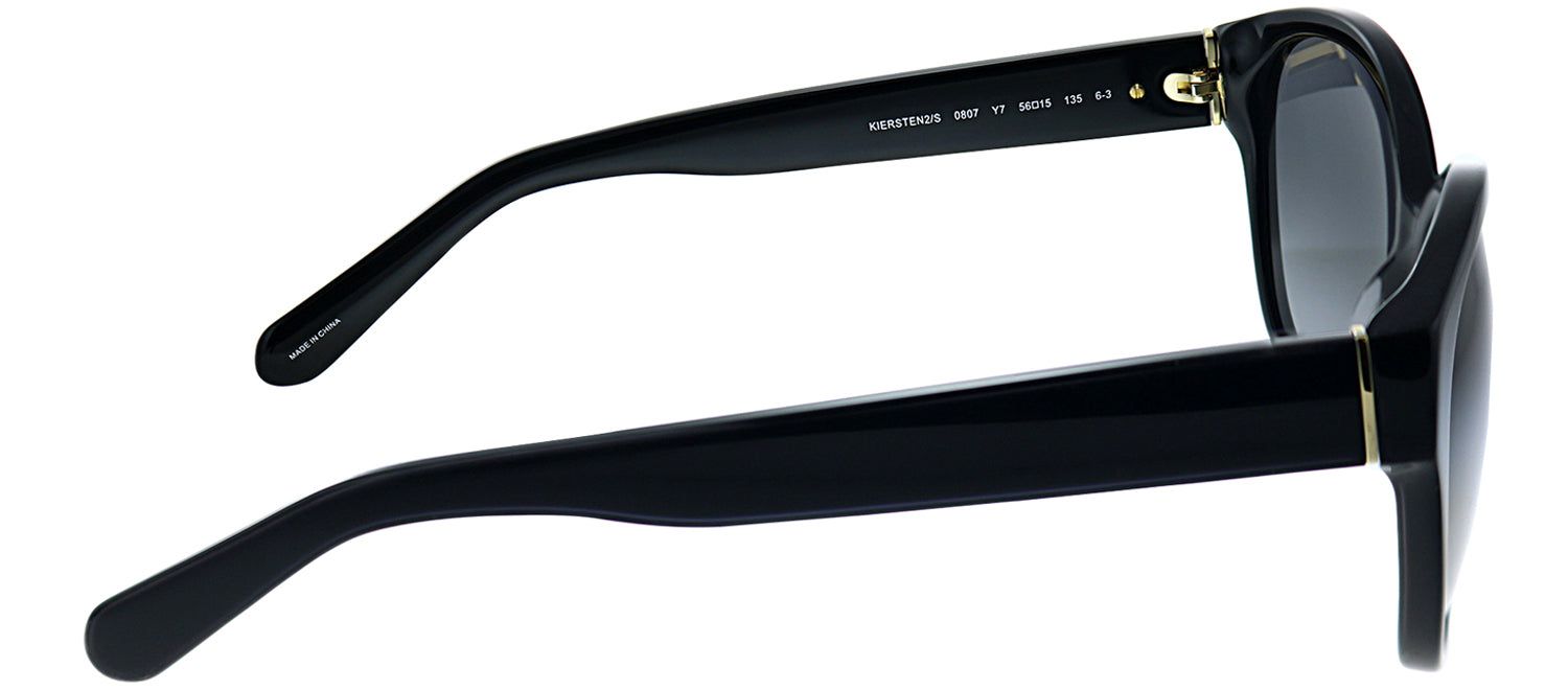 Kate Spade KS Kiersten2 807 Oval Plastic Black Sunglasses with Grey Gradient Lens sold by Gaffos product image thumbnail 3