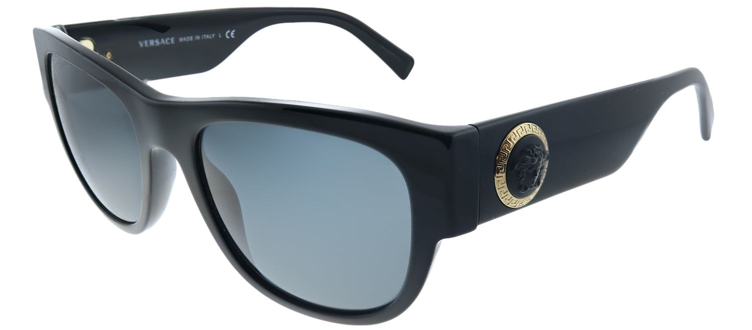 Versace VE 4359 GB1/87 Square Plastic Black Sunglasses with Grey Lens sold by Gaffos product image thumbnail 2