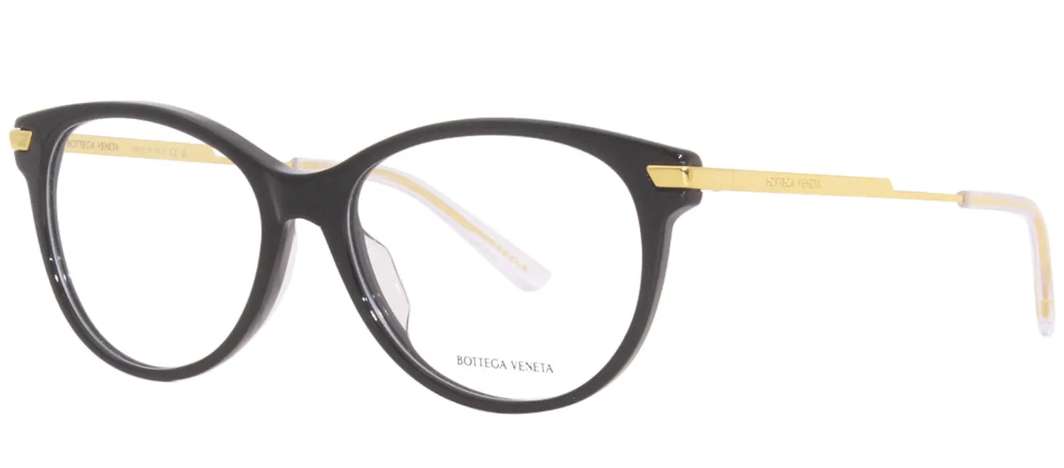 Bottega Veneta BV 1039O 001 Cat-Eye Plastic Black Eyeglasses with Logo Stamped Demo Lenses sold by Gaffos product image thumbnail 2
