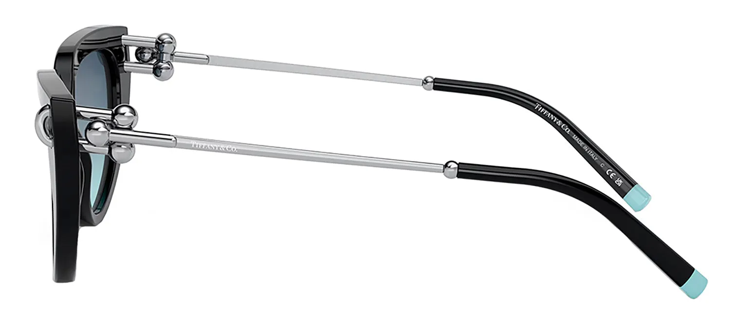 Tiffany & Co. TF 4195 80019S Cat-Eye Metal Black Sunglasses with Blue Gradient Lens sold by Gaffos product image thumbnail 3