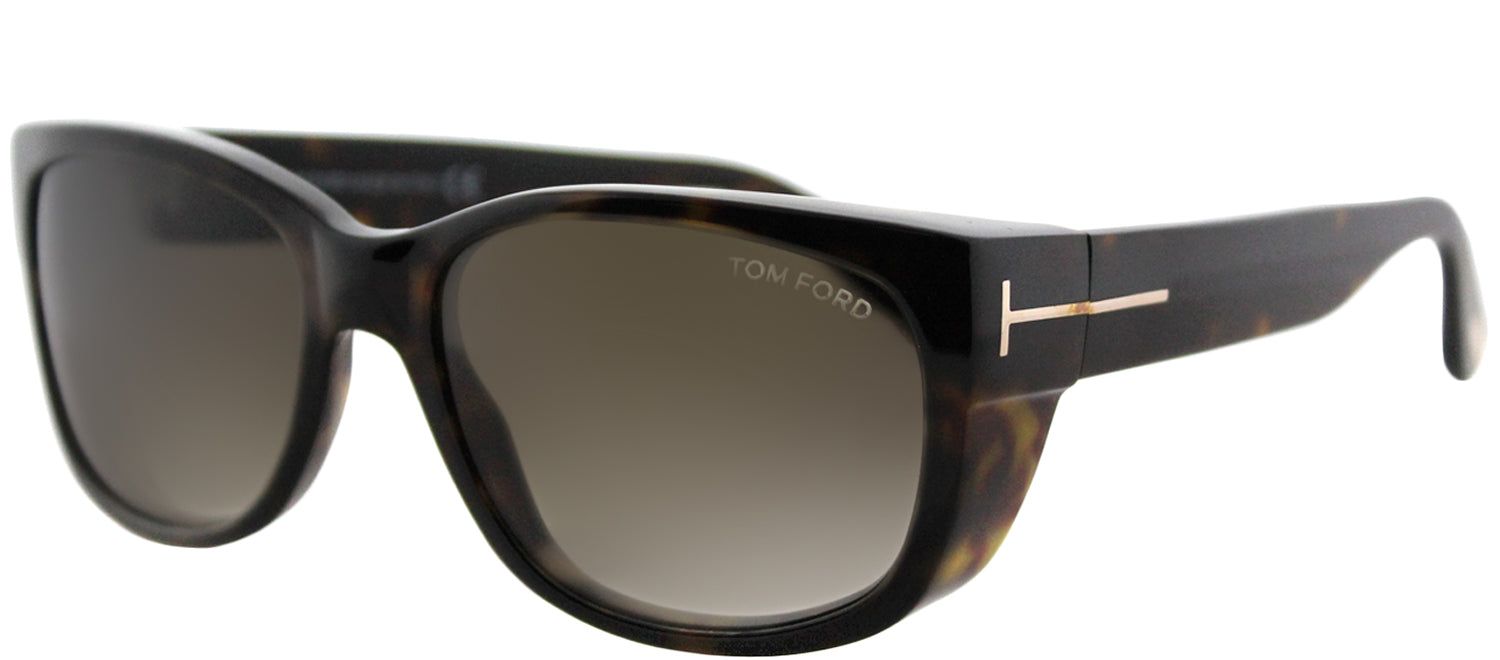 Tom Ford TF 441 52K Rectangle Plastic Tortoise/ Havana Sunglasses with Brown Gradient Lens sold by Gaffos product image thumbnail 2