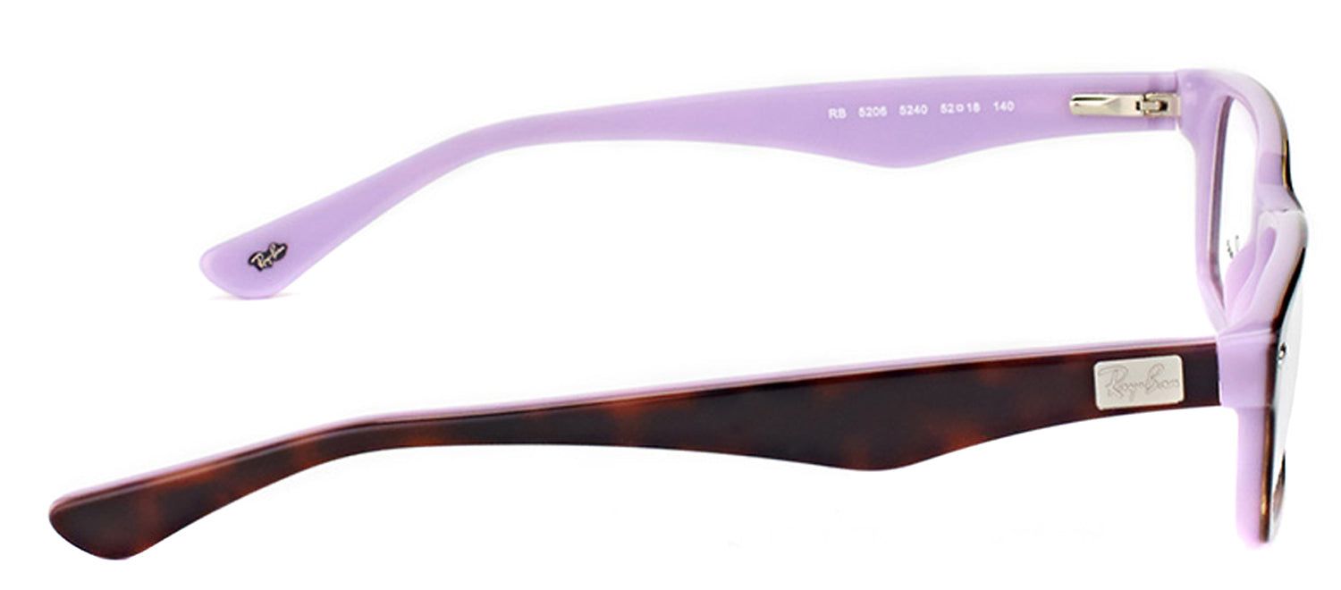 Ray-Ban RX 5206 5240 Rectangle Plastic Tortoise/ Havana Eyeglasses with Demo Lens sold by Gaffos product image thumbnail 3