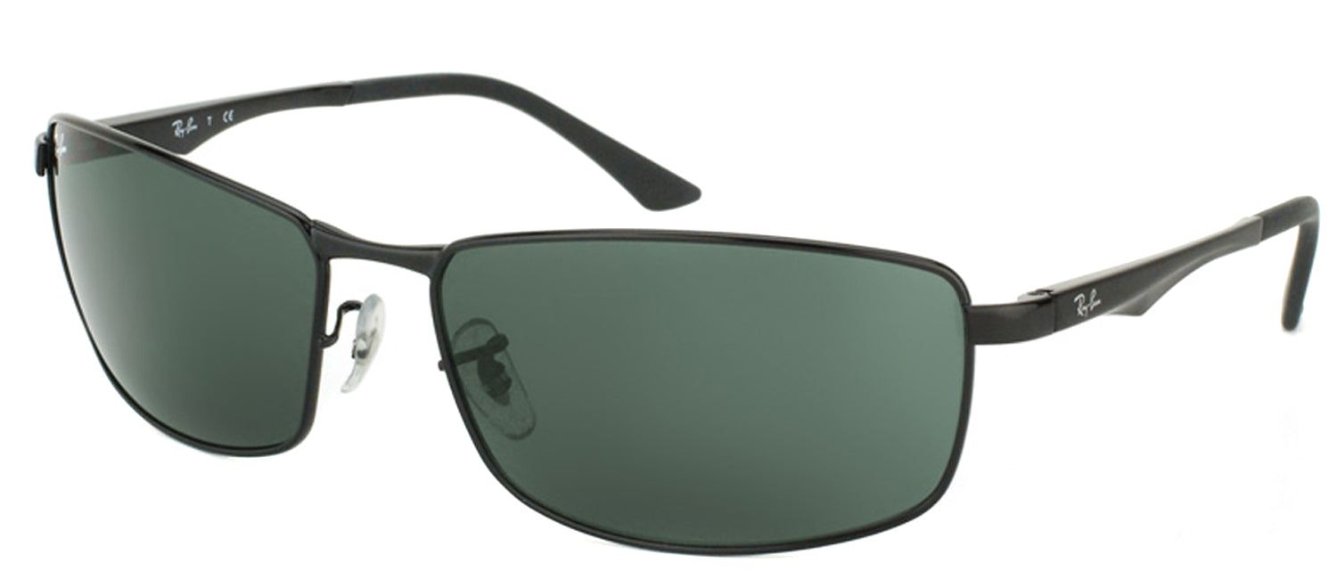 Ray-Ban RB 3498 002/71 Sport Metal Black Sunglasses with Green Lens sold by Gaffos product image thumbnail 2
