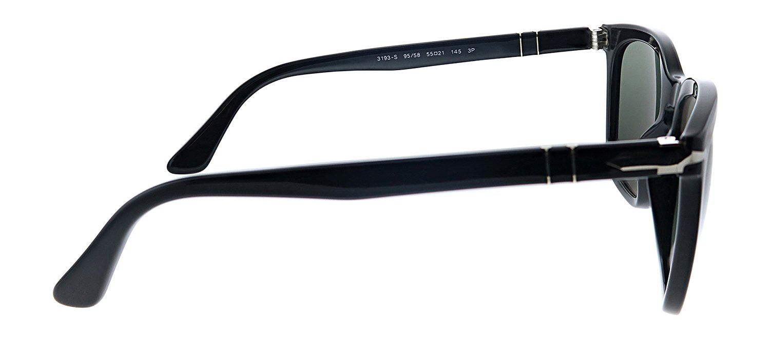 Persol PO 3193S 95/58 Rectangle Plastic Black Sunglasses with Grey Polarized Lens sold by Gaffos product image thumbnail 3