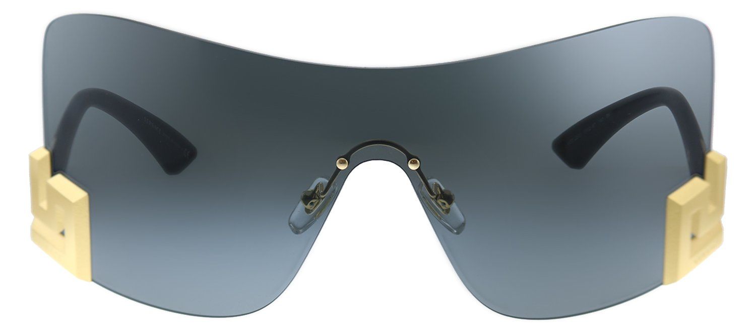 Versace VE 2240 100287 Shield Metal Grey Sunglasses with Grey Lens sold by Gaffos