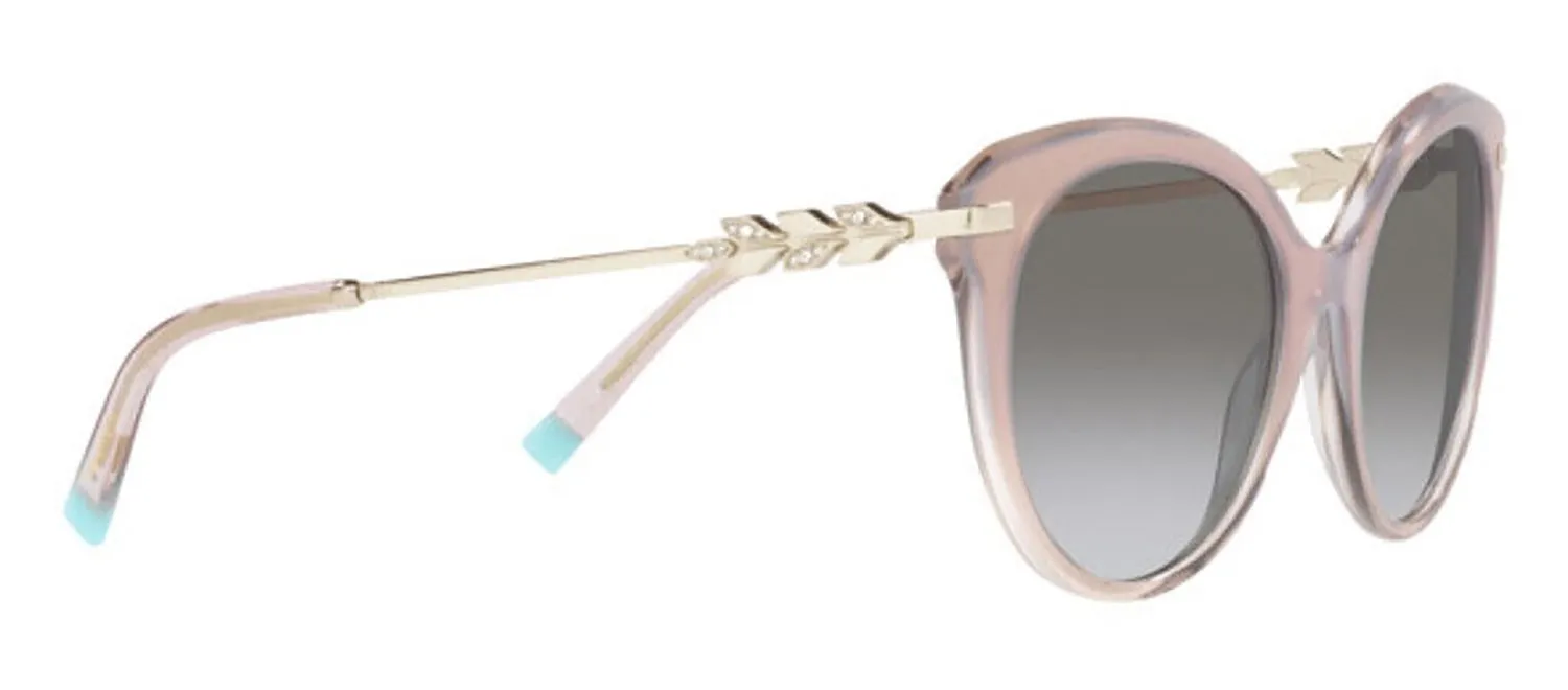 Tiffany & Co. TF 4189B 83353C Cat-Eye Plastic Beige Sunglasses with Grey Gradient Lens sold by Gaffos product image thumbnail 2