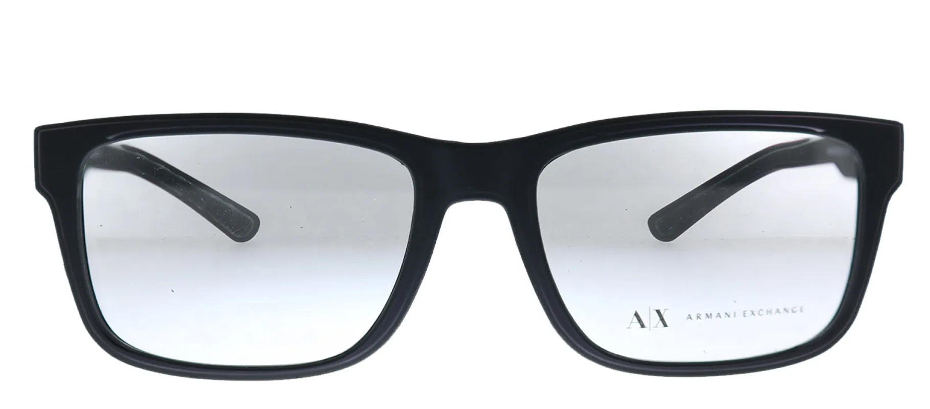 Armani Exchange AX 3016 8078 Square Plastic Black Eyeglasses with Demo Lens sold by Gaffos