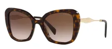 Prada PR 03YS 2AU6S1 Butterfly Plastic Tortoise Sunglasses with Brown Gradient Lens sold by Gaffos
