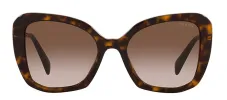 Prada PR 03YS 2AU6S1 Butterfly Plastic Tortoise Sunglasses with Brown Gradient Lens sold by Gaffos