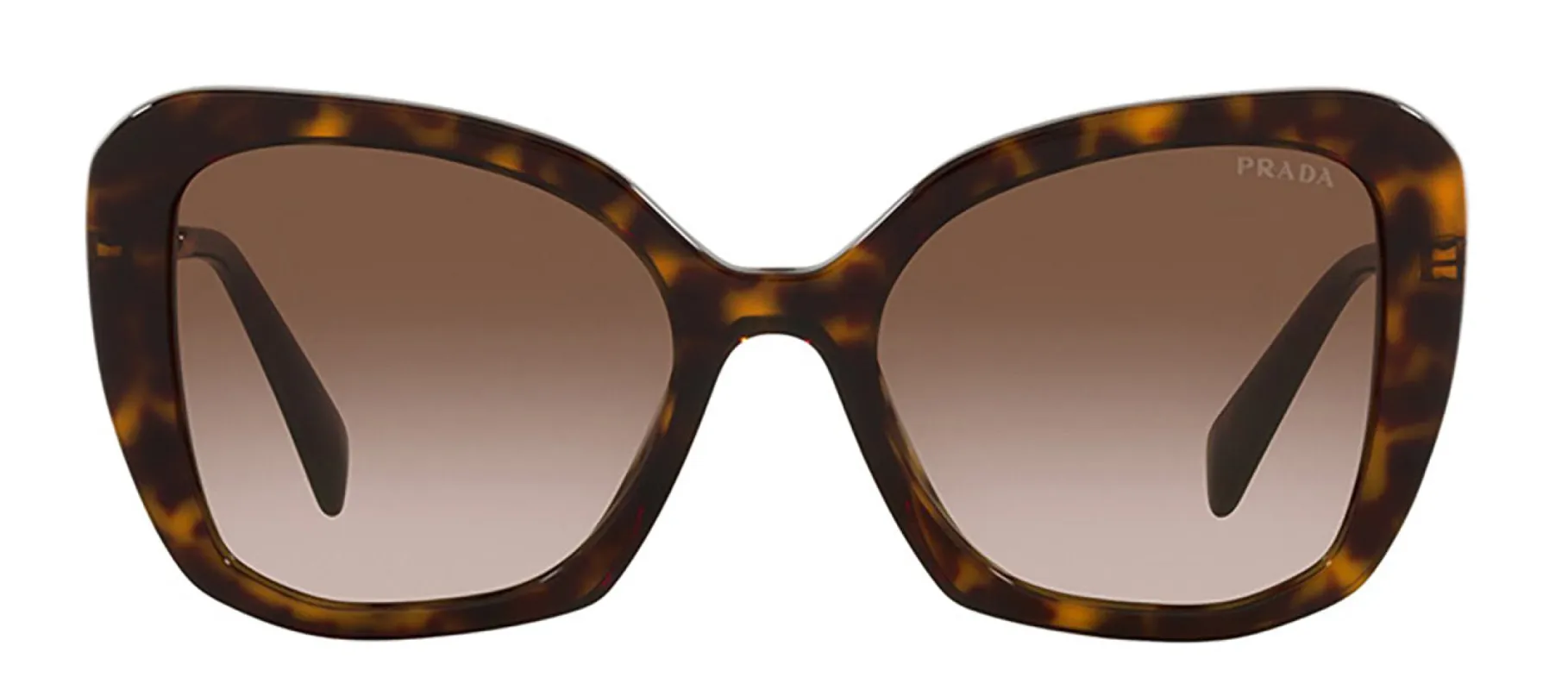 Prada PR 03YS 2AU6S1 Butterfly Plastic Tortoise Sunglasses with Brown Gradient Lens sold by Gaffos