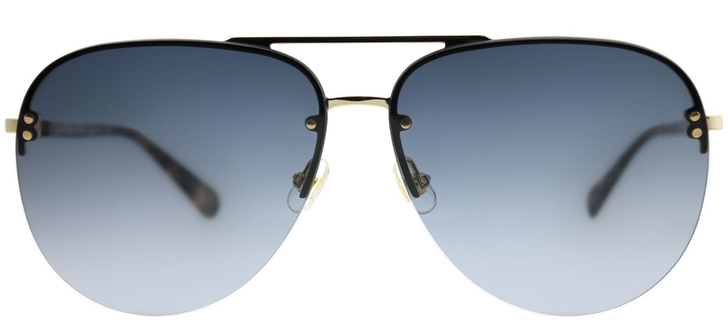 Kate Spade KS Jakayla AHF 9O Aviator Metal Gold Sunglasses with Dark Grey Gradient Lens sold by Gaffos