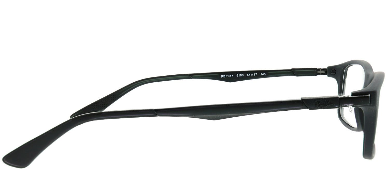 Ray-Ban RX 7017 5196 Rectangle Plastic Black Eyeglasses with Demo Lens sold by Gaffos product image thumbnail 3