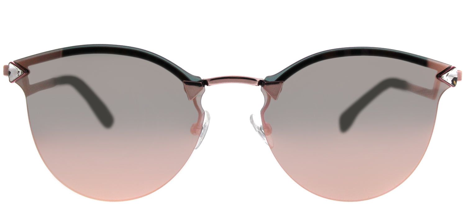 Fendi FF 0040 35J 0J Fashion Metal Pink Sunglasses with Rose Gold Mirror Lens sold by Gaffos