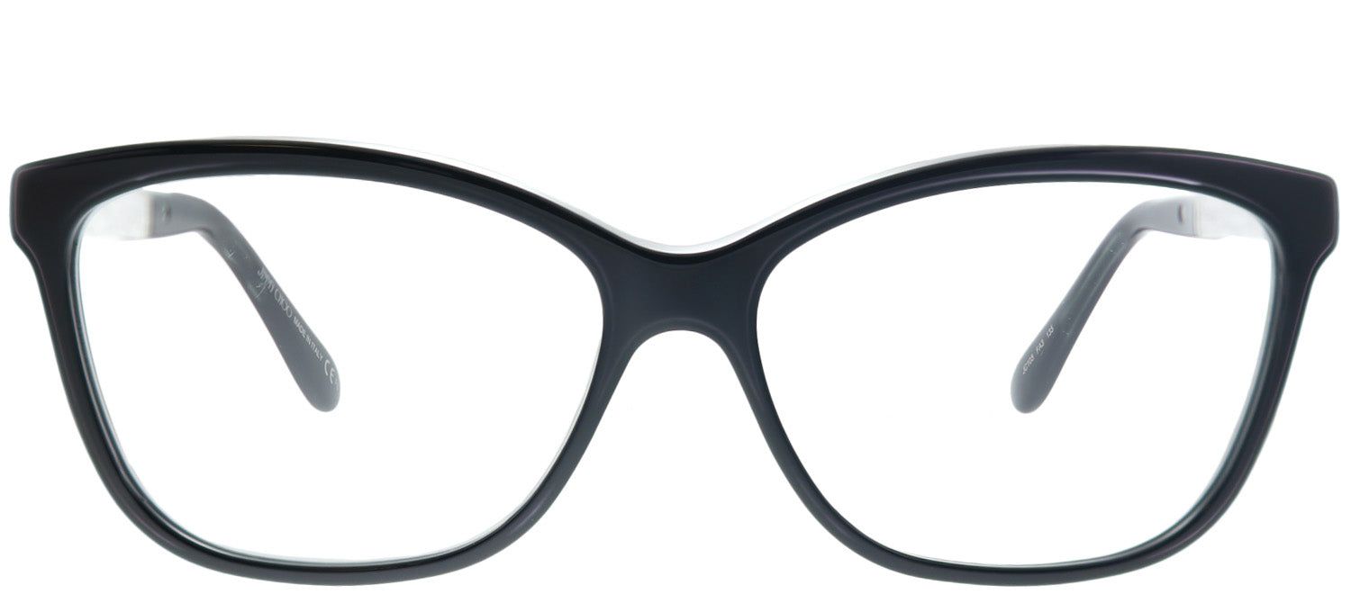 Jimmy Choo JC 105 FA3 Square Plastic Black Eyeglasses with Demo Lens sold by Gaffos