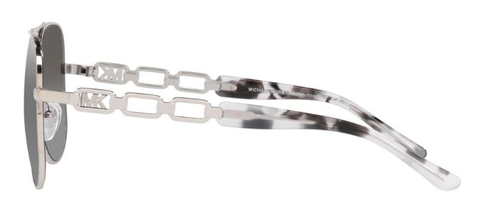 Michael Kors MK 1121 115388 Aviator Metal Silver Sunglasses with Silver Gradient Lens sold by Gaffos