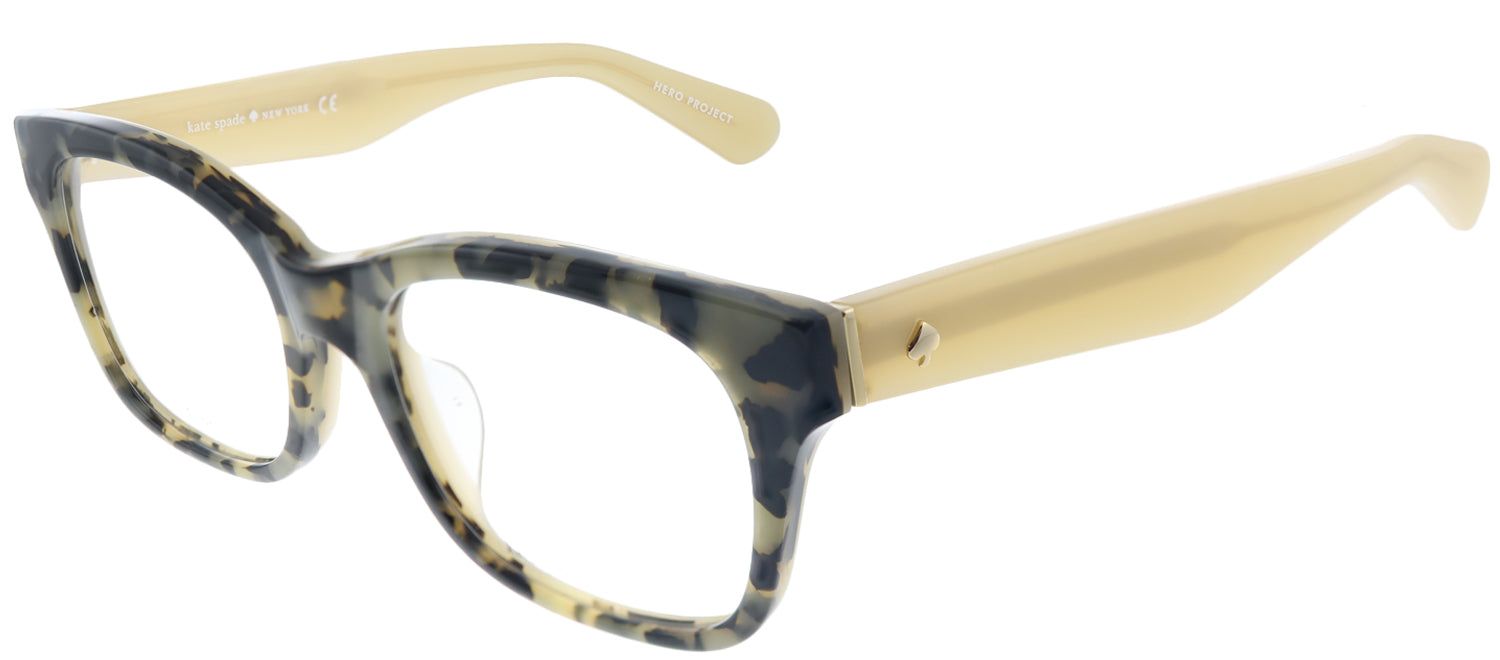 Kate Spade KS Jonnie/F QSM Square Plastic Tortoise/ Havana Eyeglasses with Demo Lens sold by Gaffos product image thumbnail 2