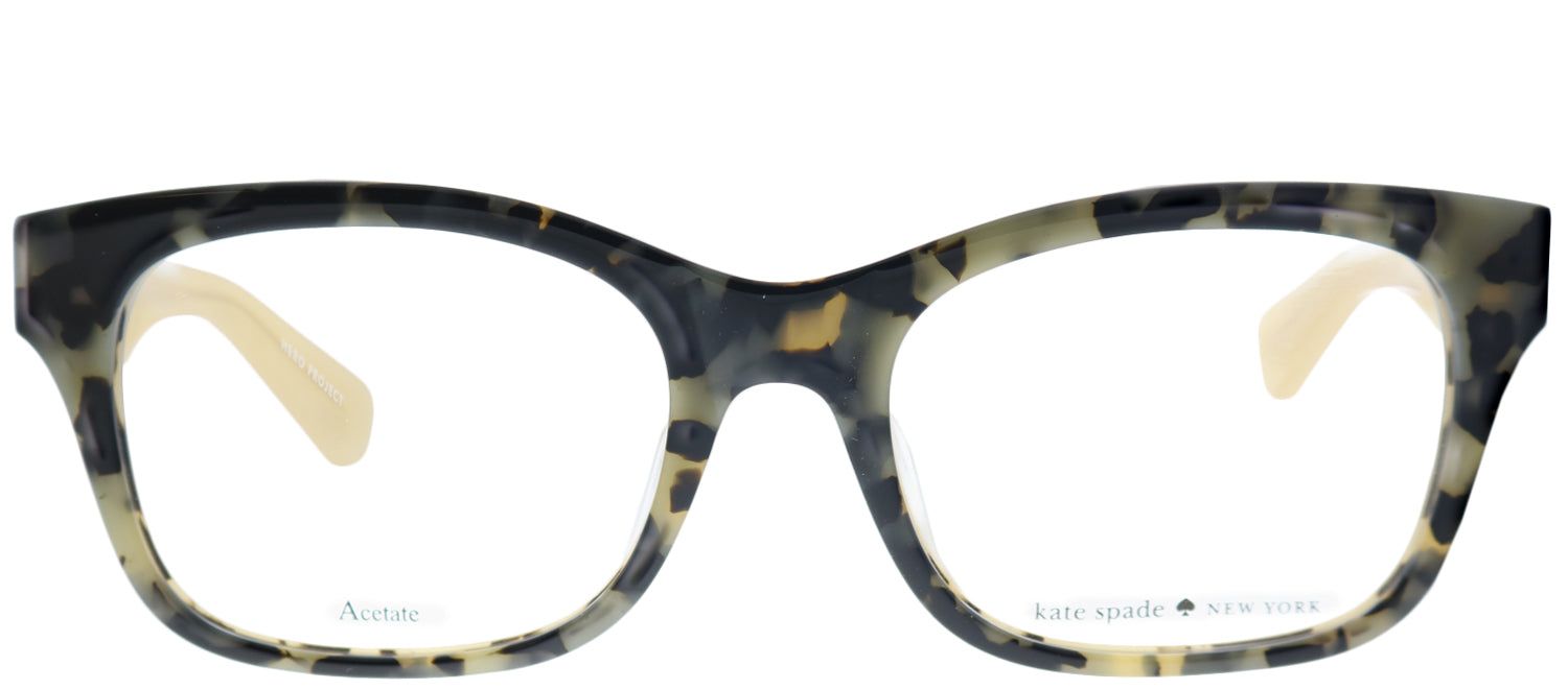 Kate Spade KS Jonnie/F QSM Square Plastic Tortoise/ Havana Eyeglasses with Demo Lens sold by Gaffos