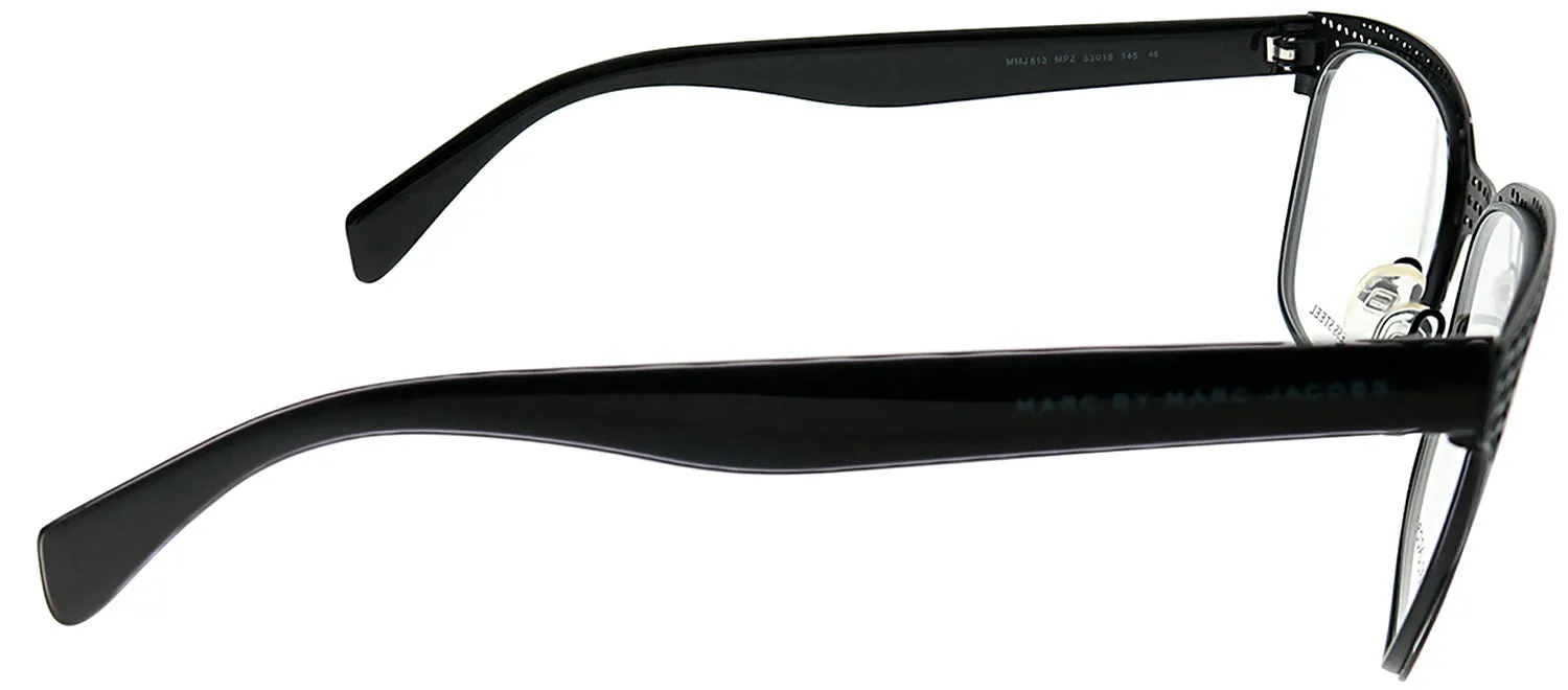 Marc by Marc Jacobs MMJ 613 MPZ Square Metal Black Eyeglasses with Demo Lens sold by Gaffos product image thumbnail 2