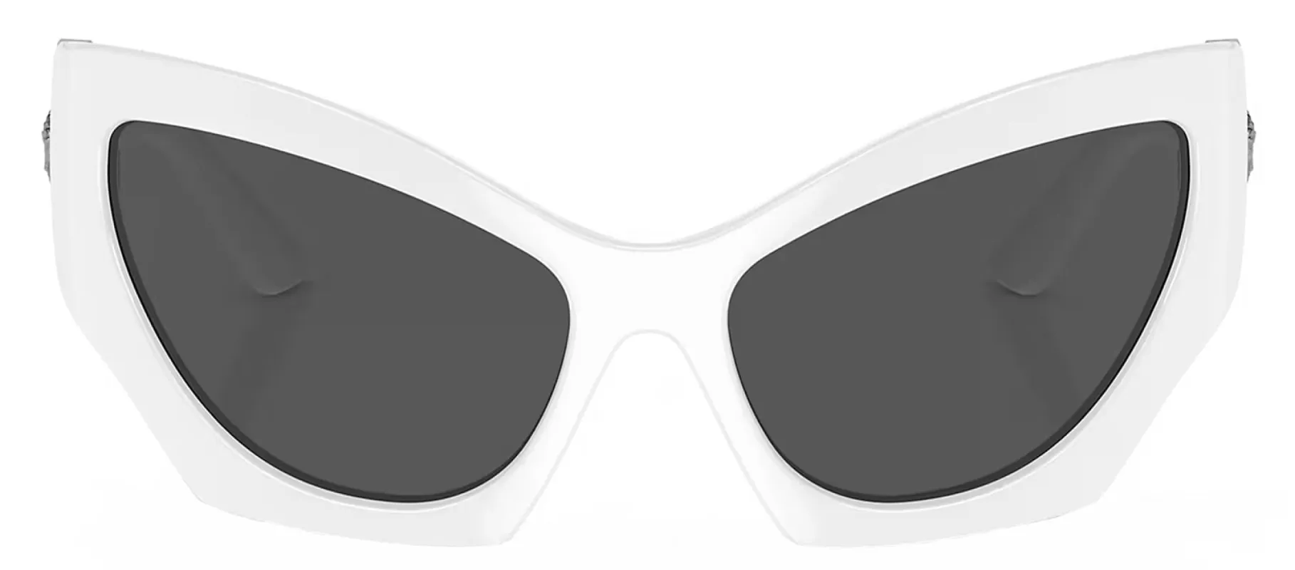 Versace VE 4450 314/87 Cat-Eye Plastic White Sunglasses with Grey Lens sold by Gaffos