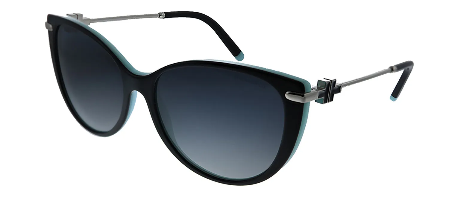 Tiffany & Co. TF 4178 8055T3 Cat-Eye Plastic Black Sunglasses with Grey Polarized Lens sold by Gaffos product image thumbnail 2