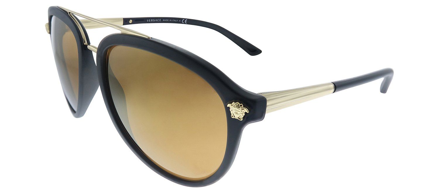 Versace VE 4341 51226H Pilot Metal Black Sunglasses with Gold Gradient Lens sold by Gaffos product image thumbnail 2