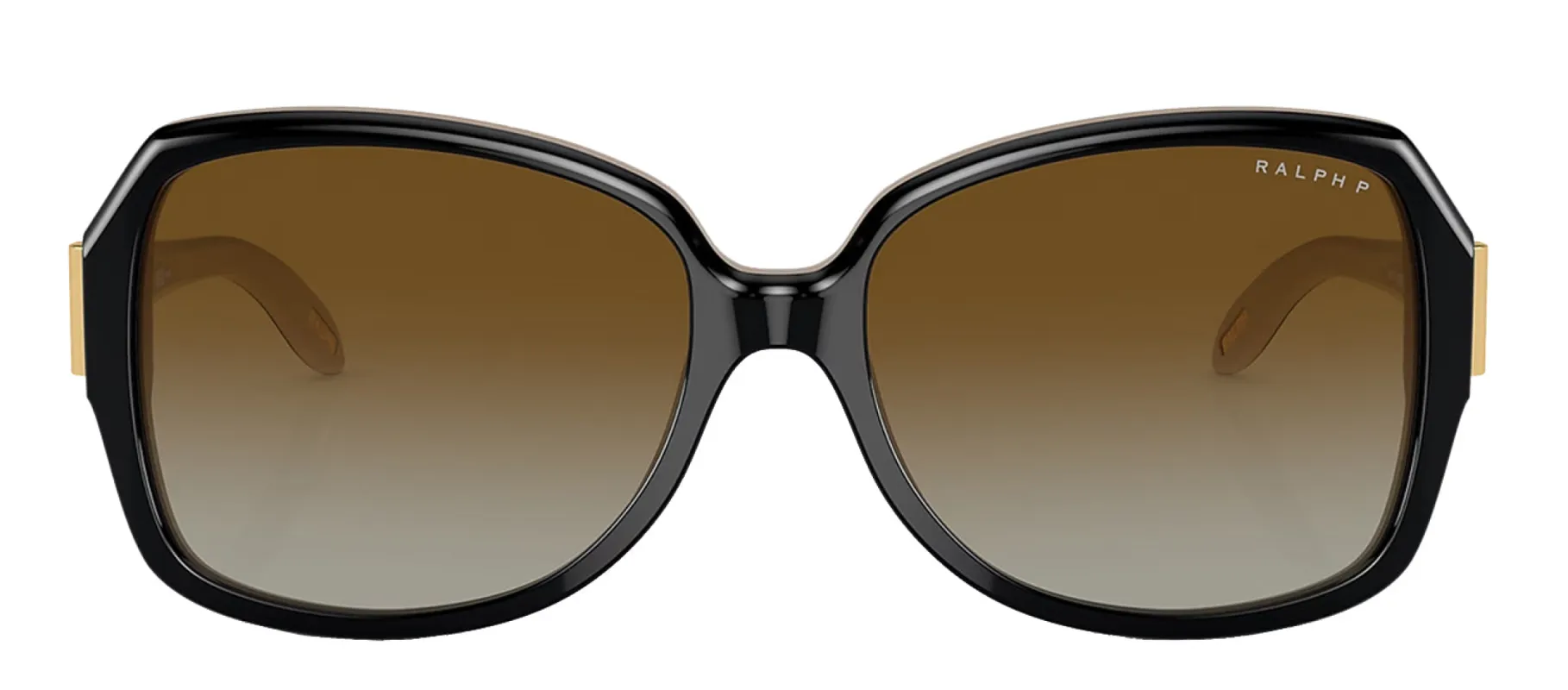 Ralph by Ralph Lauren RA 5138 6123T3 Butterfly Plastic Black Sunglasses with Brown Polarized Lens sold by Gaffos