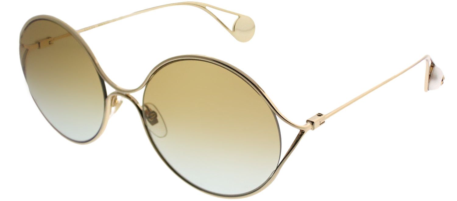 Gucci GG 0253S 005 Round Metal Gold Sunglasses with Gold Gradient Lens sold by Gaffos product image thumbnail 2