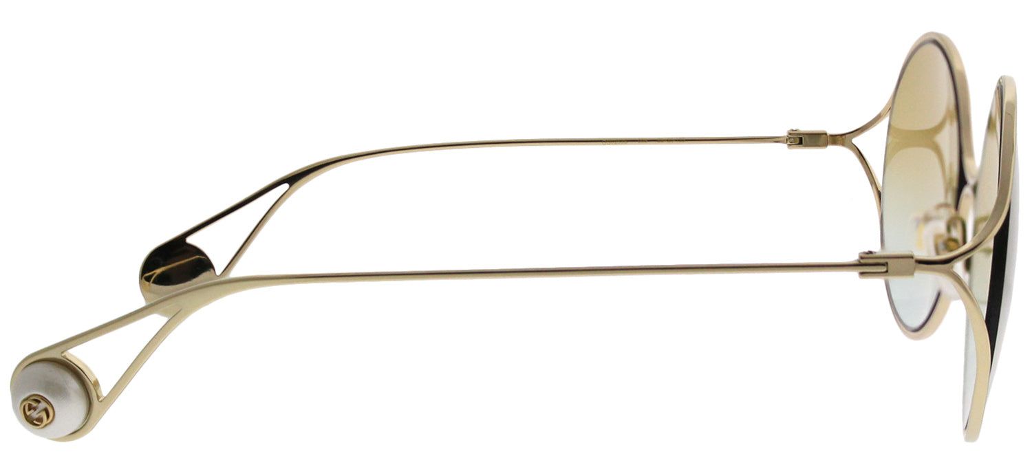 Gucci GG 0253S 005 Round Metal Gold Sunglasses with Gold Gradient Lens sold by Gaffos product image thumbnail 3