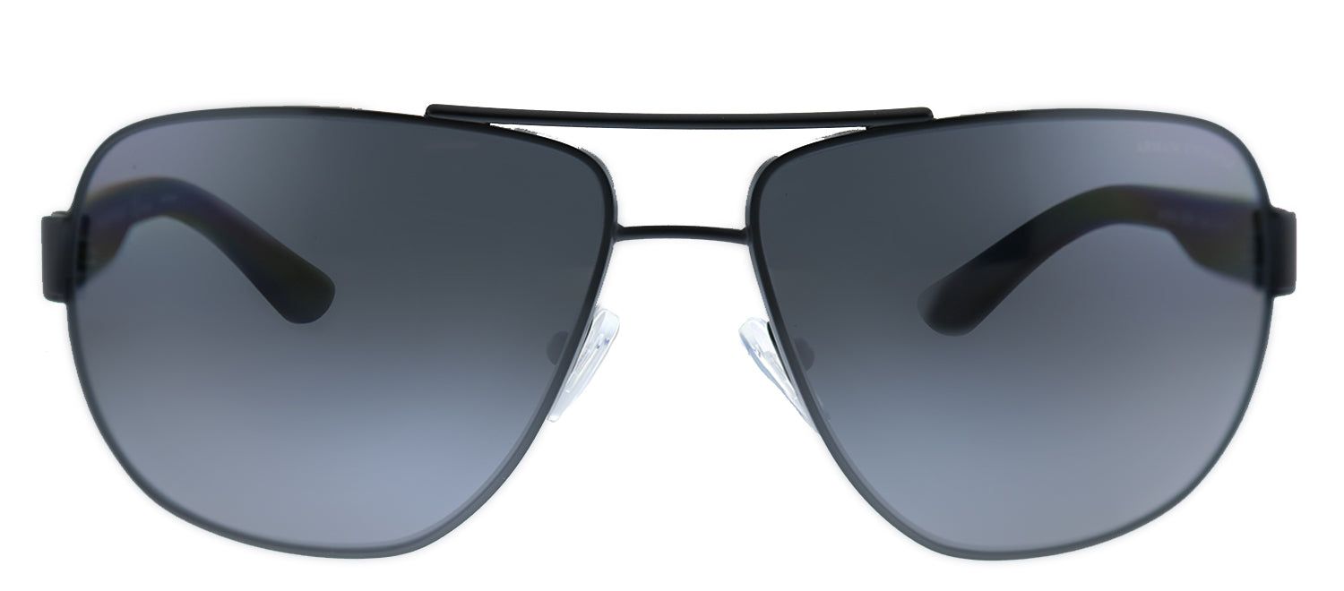 Armani Exchange AX 2012S 606381 Aviator Metal Black Sunglasses with Grey Polarized Lens sold by Gaffos
