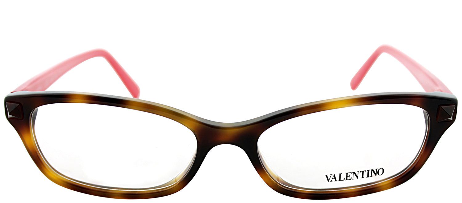 Valentino VL 2695 279 Oval Plastic Tortoise/ Havana Eyeglasses with Demo Lens sold by Gaffos