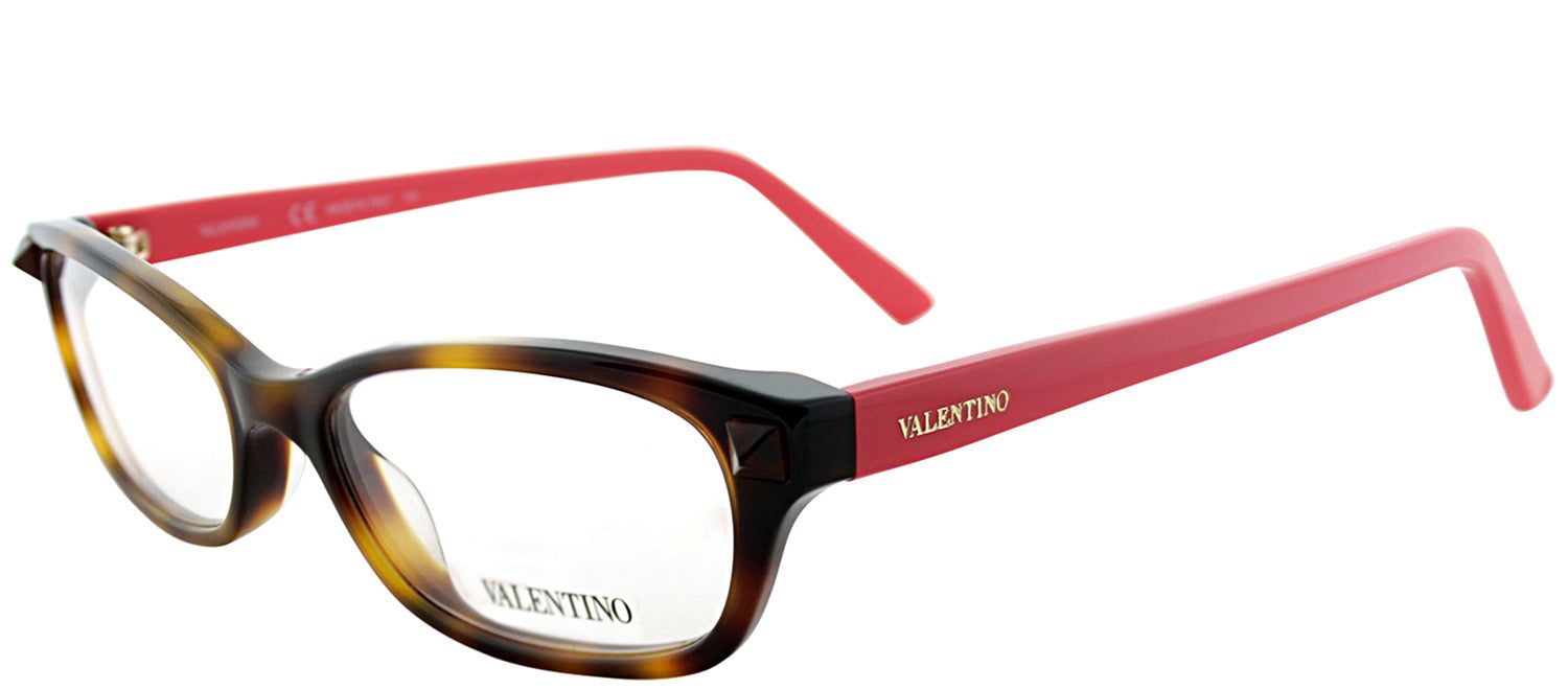 Valentino VL 2695 279 Oval Plastic Tortoise/ Havana Eyeglasses with Demo Lens sold by Gaffos product image thumbnail 2