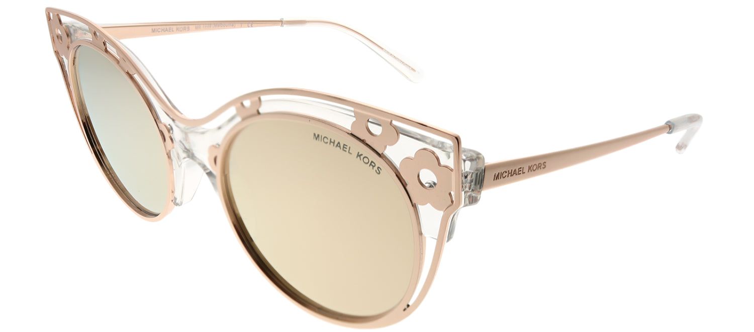 Michael Kors MK 1038 30505A Cat-Eye Metal Gold Sunglasses with Liquid Rose Gold Mirror Lens sold by Gaffos product image thumbnail 2