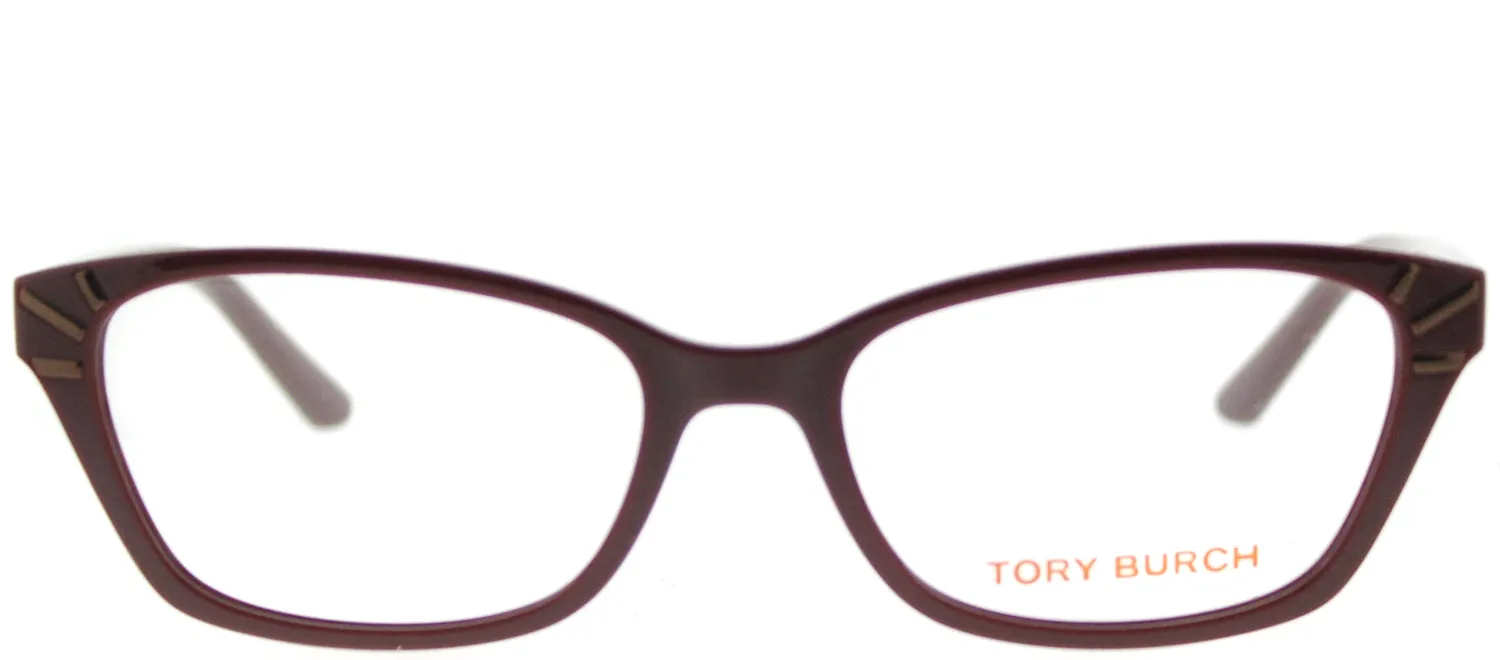 Tory Burch TY 4002 1681 Rectangle Plastic Burgundy/ Red Eyeglasses with Demo Lens sold by Gaffos