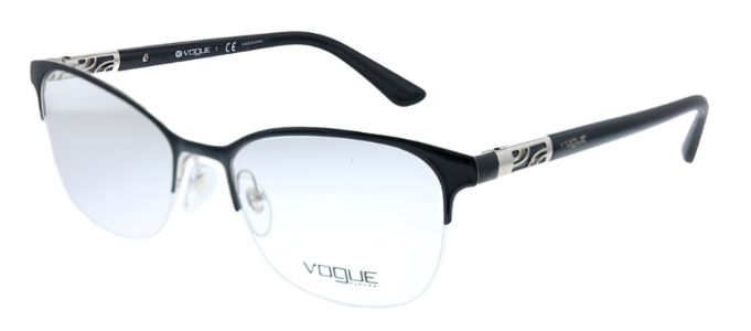 Vogue Eyewear VO 4067 352 Butterfly Metal Black Eyeglasses with Demo Lens sold by Gaffos
