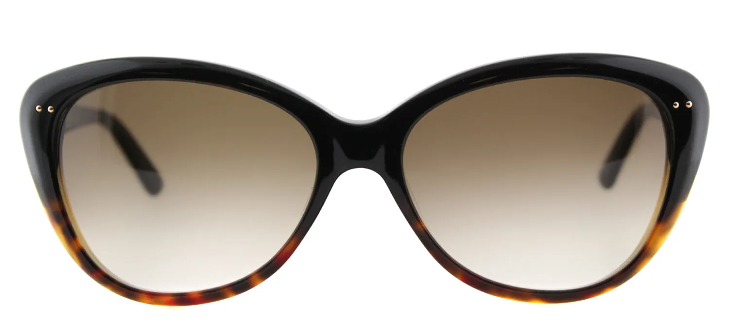 Kate Spade KS Angelique EUT Cat-Eye Plastic Tortoise/ Havana Sunglasses with Brown Gradient Lens sold by Gaffos