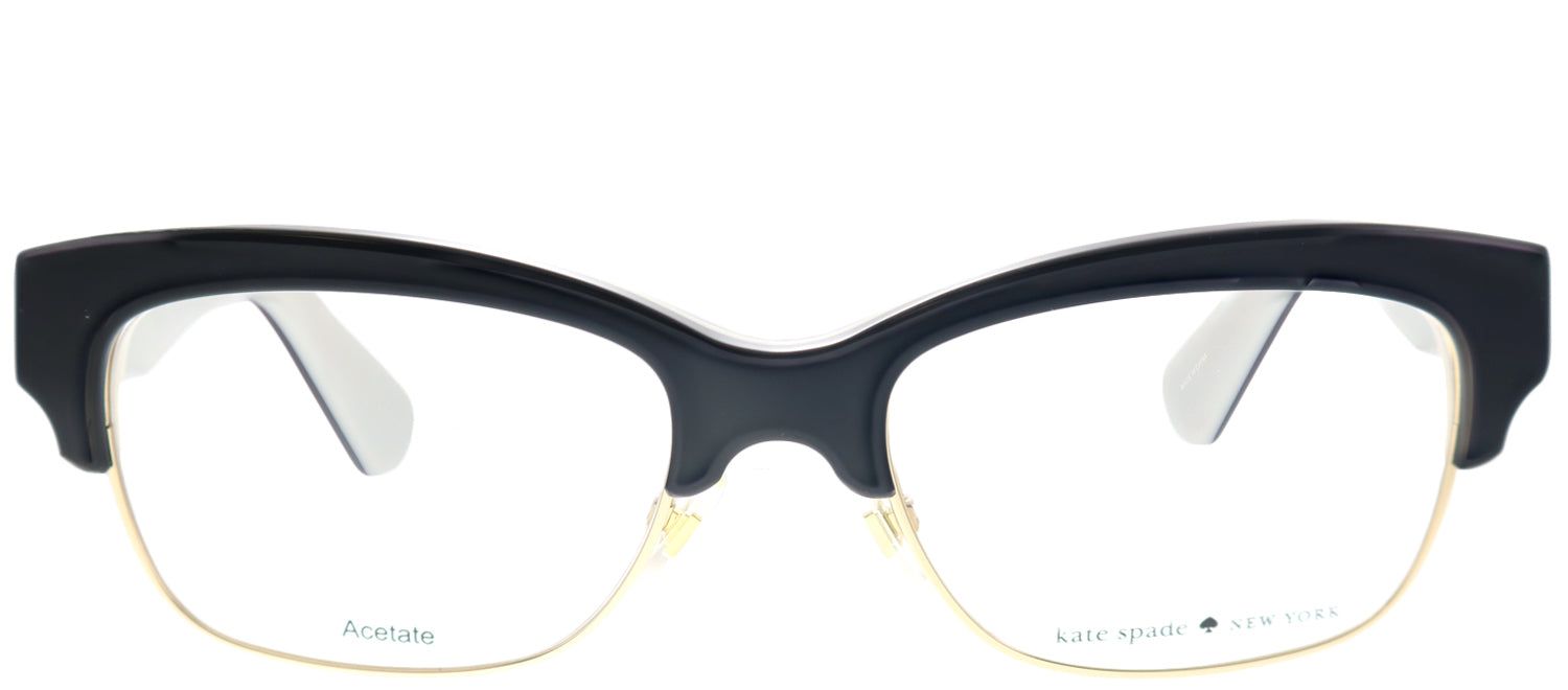 Kate Spade KS Shantal QOP Square Plastic Black Eyeglasses with Demo Lens sold by Gaffos