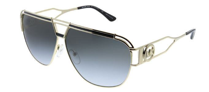 Michael Kors Vienna MK 1102 10148G Aviator Metal Gold Sunglasses with Grey Gradient Lens sold by Gaffos