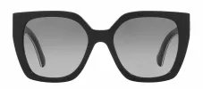 Gucci WEB GG 1300S 004 Square Plastic Black Sunglasses with Grey Gradient Lens sold by Gaffos